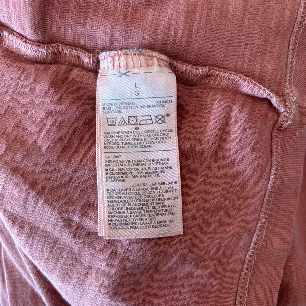Old Navy Women's Tiered Midi Dress Large Rust Orange Sleeveless Boho Peasant - Picture 7 of 8